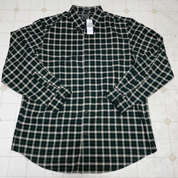 Eddie Bauer Evergreen Plaid Shirt - Size Large - Picture 3 of 8